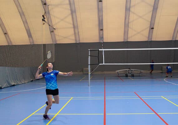 Badminton courts